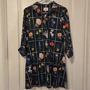 TUCKERNUCK Navy Fresh Buds Megan Dress Size XS